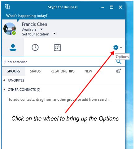 disable groups on skype